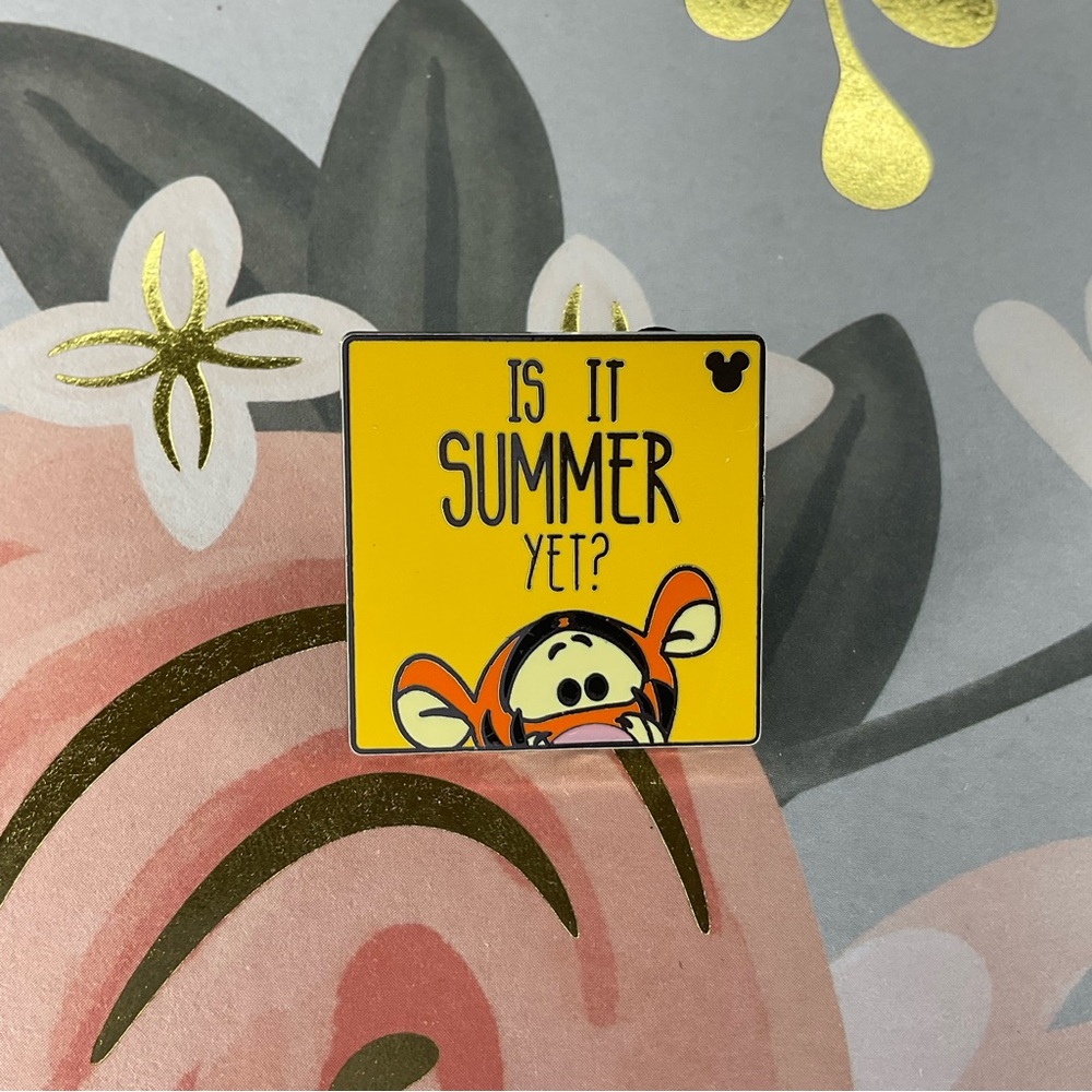 Is It Summer Yet Tigger Hidden Mickey Disney Pin